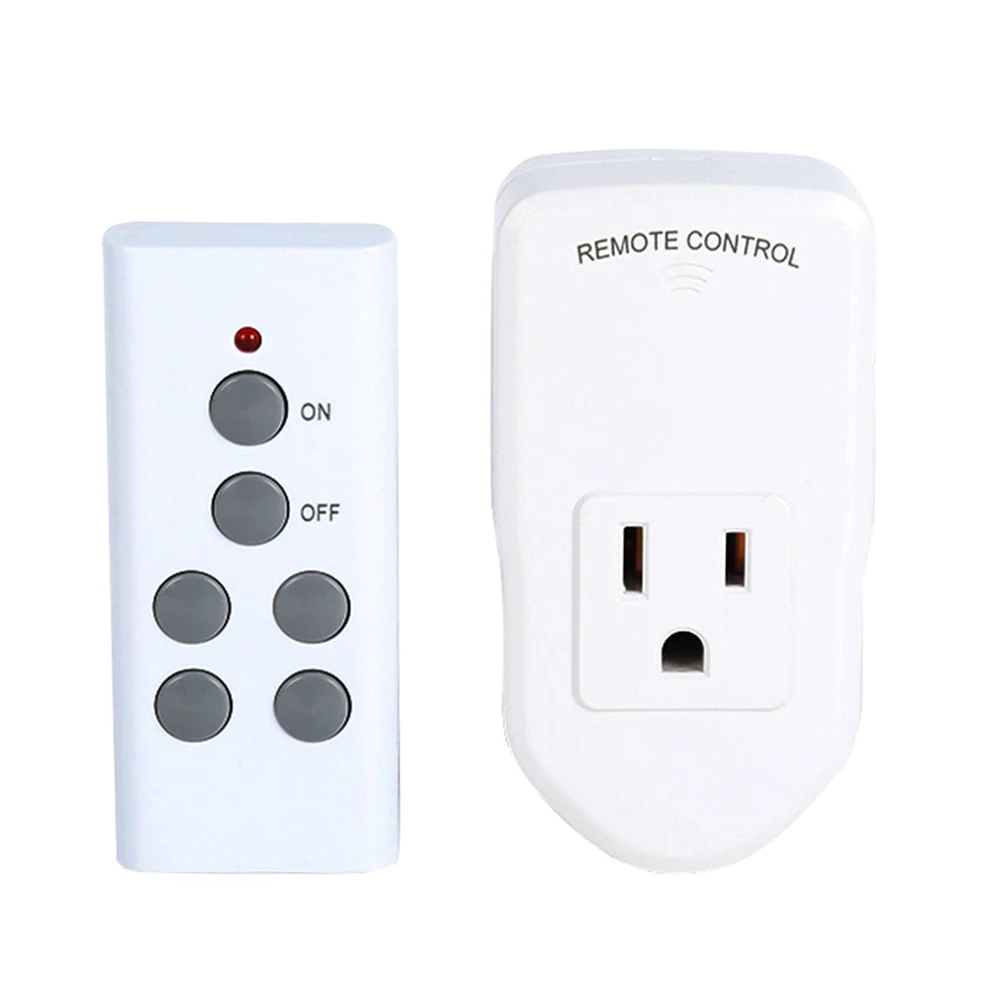 

Wireless Electrical Outlet Practical Indoor Signal Stability Save Energy Remote Control Switch Smart Powerful Easy Installation