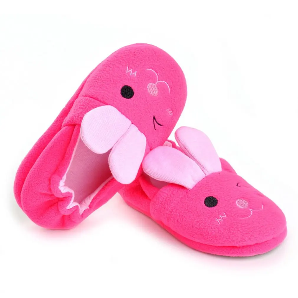 Baby Slippers Antiskid Boy Girls Autumn Winter Cartoon Indoor Home Shoes Little Girls Casual Shoes Warm Keeping Shoes Slippers