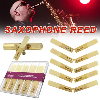 

New 10Pcs/Box Professional Tenor/Alto/Soprano Saxophone Reeds Strength 2.5 with Case XD88