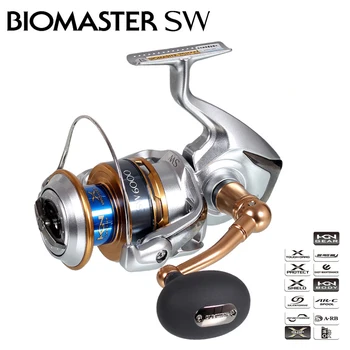 

SHIMANO BIOMASTER SW 6000HG 6000PG Spinning Fishing Reel 6+1BB 11-13kg Drag Saltwater Fishing Wheel Spinning Wheels