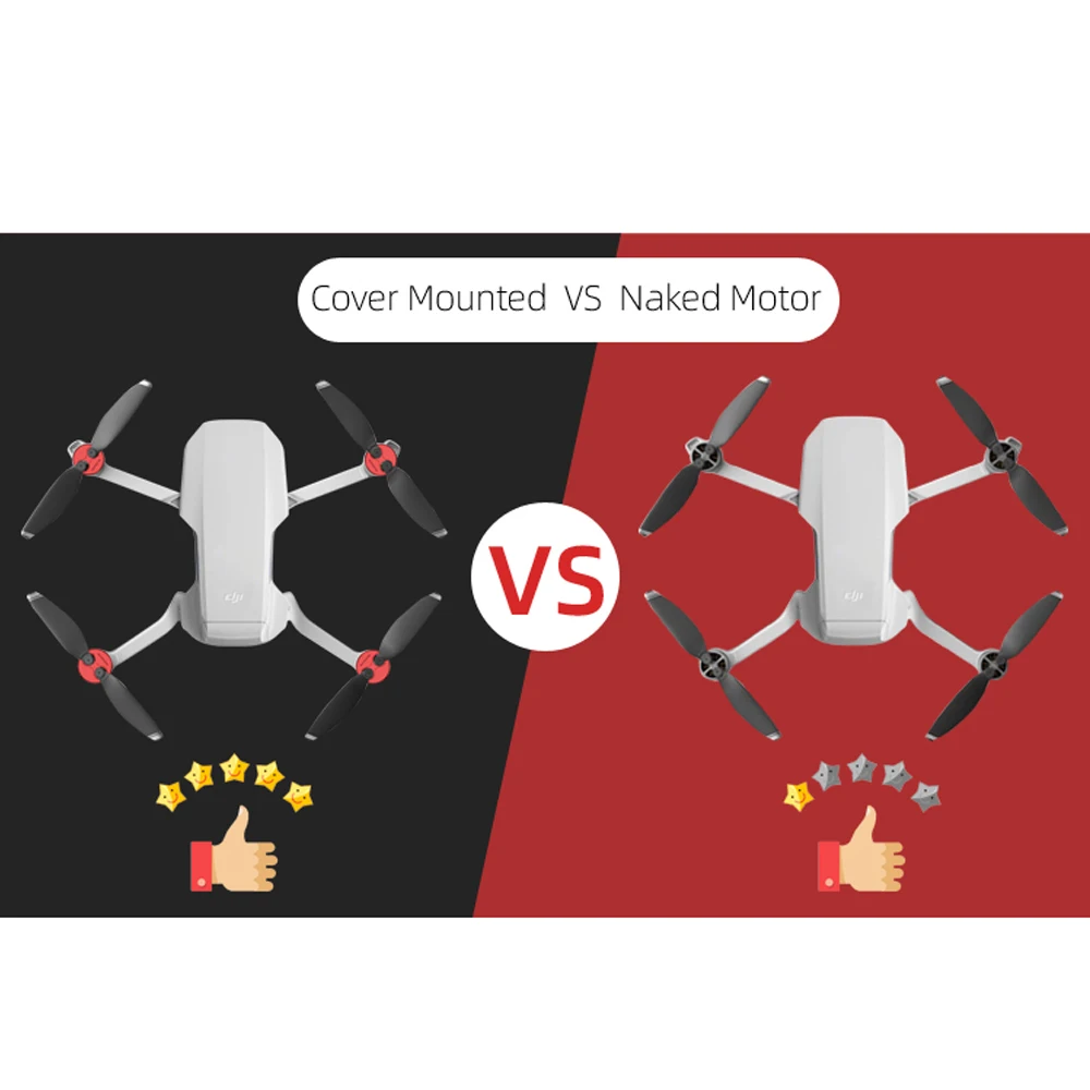 Новые 4 шт. для DJI Mavic Мини Мотор крышка Дрон Пыленепроницаемая защита двигателя защитные аксессуары крышка из алюминиевого сплава