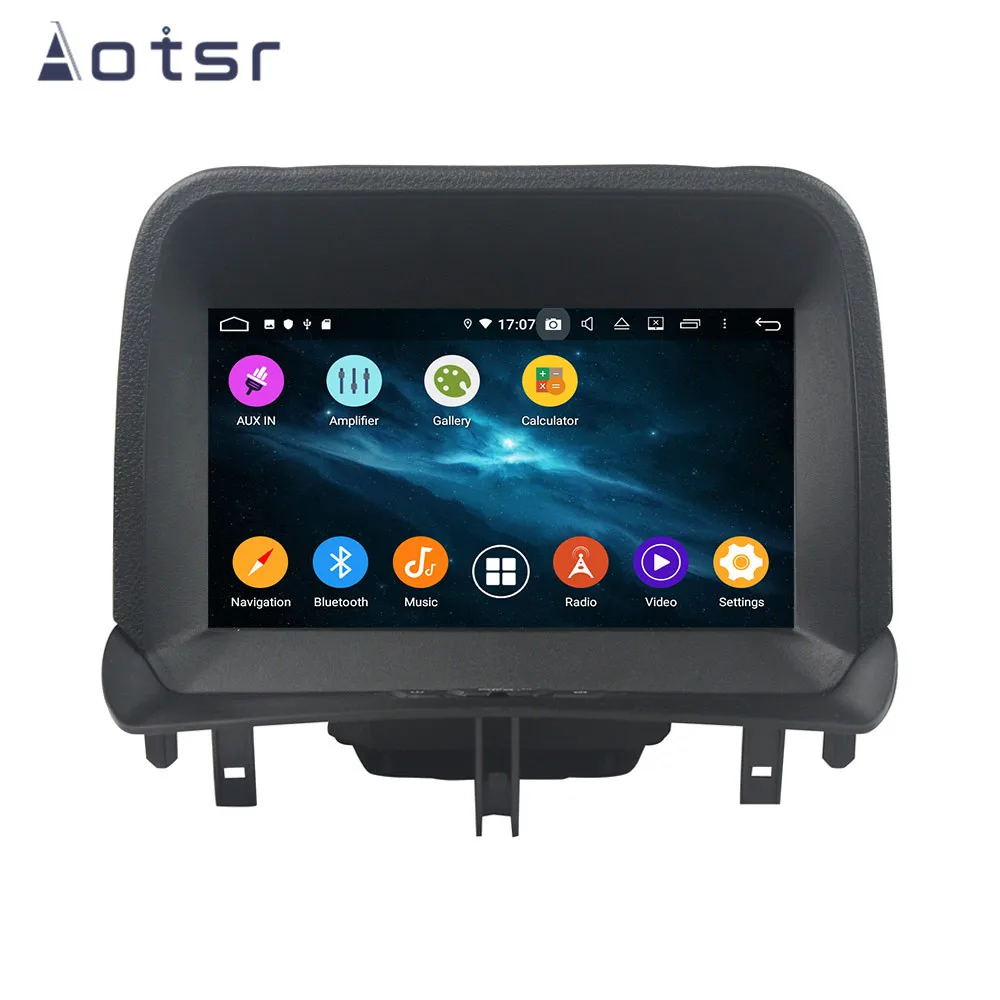 AOTSR 8 дюймов Android 9,0 DSP ips gps навигация Carplay автомобильный DVD радио плеер для Ford Tourneo Courier2014- мультимедийный плеер