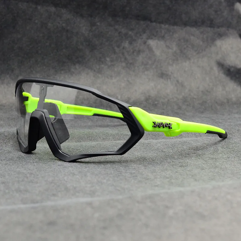 Брендовые новые фотохромные велосипедные очки, очки для горного велосипеда, велосипедные очки для спорта на открытом воздухе, велосипедные солнцезащитные очки, UV400, очки с 1 линзой - Цвет: 20