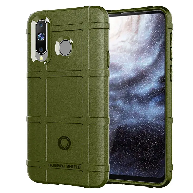 

Case For SamSung Galaxy A8S Shield type Fashion slot Silicone Airbag Frame shockproof Back Cover For SamSung A8S Anti-fall Cover