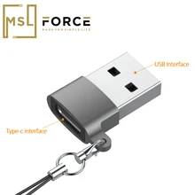 USB C мама к USB A папа OTG адаптер зарядное устройство преобразователи для устройств с интерфейсом USB A