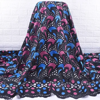 

Zhenguiru African Lace Fabric High Quality Swiss Voile Lace In Switzerland Embroidery Nigerian Net Lace Fabric For Party A1864