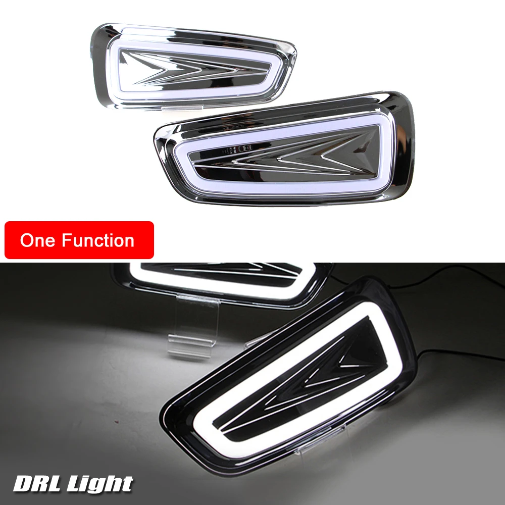 thumbnail image 1 of Lámpara antiniebla para coche de 12 V, luz LED blanca DRL, luz diurna, luz de señal de giro ámbar para Ford Raptor F150 2010 2011 2012 2013 2014, 1 of 5