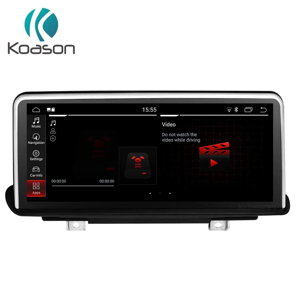 Perfect Koason 10.25" Touch Screen Android 9.0 Auto GPS Navigation for BMW X5 F15 X6 F16 (2014-2017) Car Audio Video Multimedia Player 3