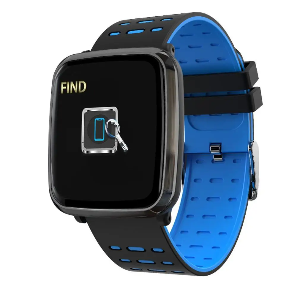 blue SANDA K02, женские Смарт-часы, помощник по жизни, напоминание, цифровые наручные часы, ответ на вызов, пульсометр, кровяное давление, кислород - Цвет: blue