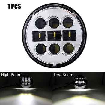 

5.75 45W Inch Motorcycle Headlight, 5-3/4 LED Headlight with DRL Headlamp Projector Driving Light for Dyna Sportster India