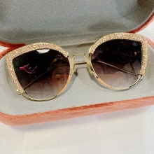 

2019 Women glasses Cat Eye Sunglasses Women Brand Designer Italy Fashion Luxury Sun glasses Female Gradient Eyewear Shades