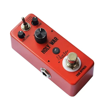 

Lef - 305 Guitar Effects Classical Holy War Heavy Metal Distortion Effects Pedal Three Working Modes True Bypass Design
