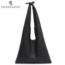 SC сумка-хобо из коровьей кожи с завязанной ручкой, Высококачественная роскошная дизайнерская брендовая большая женская сумка на плечо из натуральной итальянской кожи