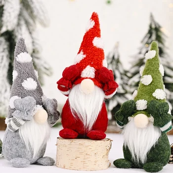 

Christmas Decoration Doll Christmas Faceless Doll Decor Ornaments Home Tabletop Santa Figurines Festival Party Decor Supplies