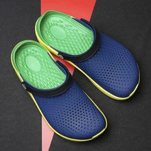 Новинка; классические сандалии-сабо унисекс для взрослых; мужские кроссовки; Легкая водонепроницаемая обувь; пляжная прозрачная обувь; уличные шлепанцы; садовая обувь