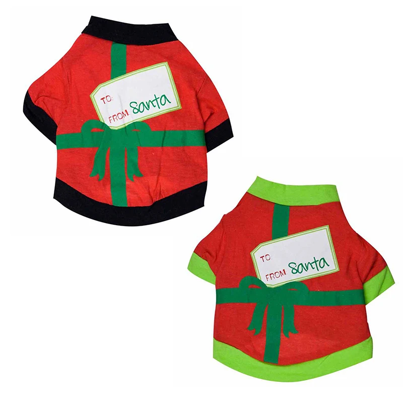 Hoomall Christmas Cat Clothes Dogs Vest Cute Comfortably Dog Pet Vest