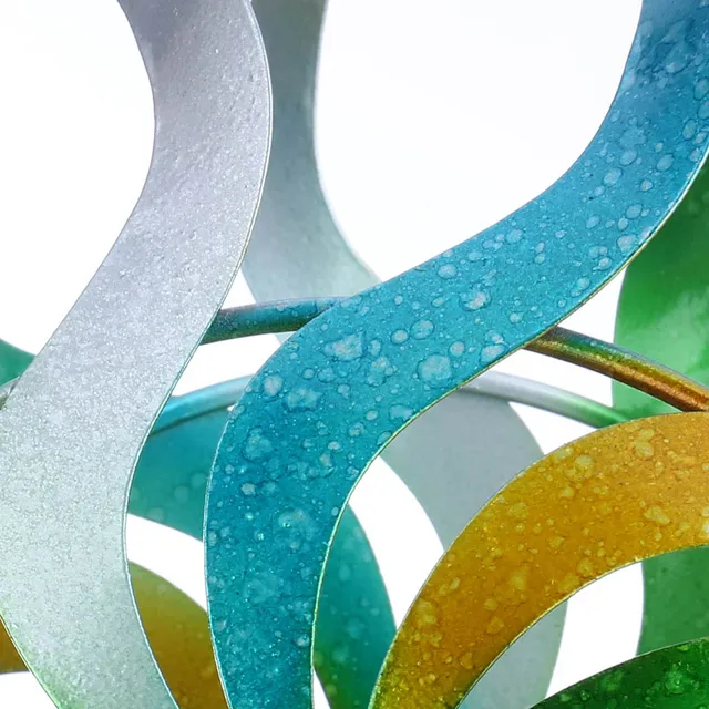 Tooarts 3D Napraforgó Szél Fonó Madárcsökkentő Pinwheels Reflective Szikrázó Madárrátrétű Szélmalom Protect Növények Kerti Dekoráció - Image 4