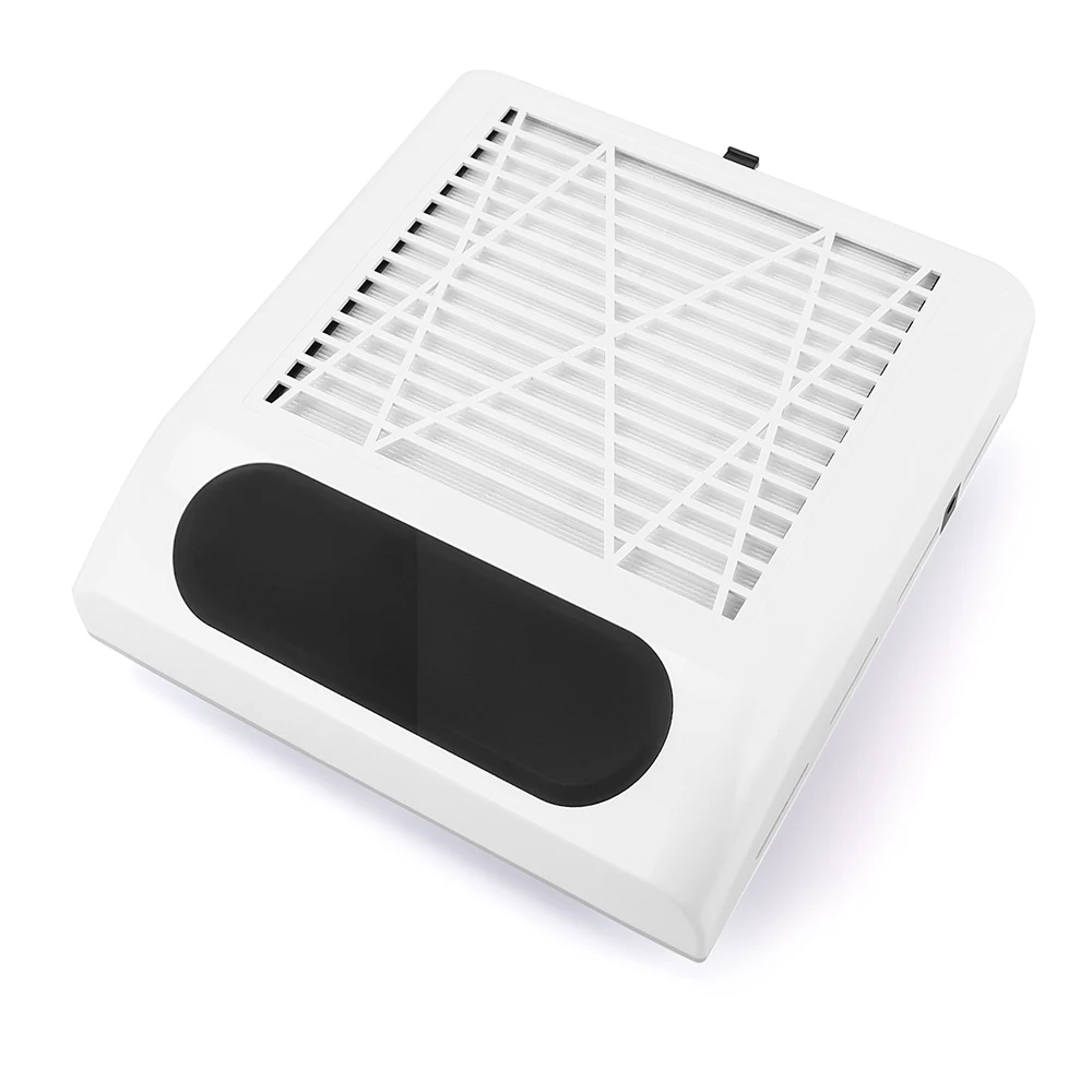

80W New Strong Power Nail Dust Collector Nail Fan Art Salon Suction Dust Collector Machine Vacuum Cleaner Fan