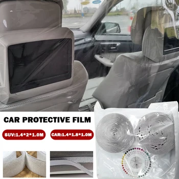 

Transparent Car Anti Droplets Proof Isolation Partition Screen PVC Protection Film Curtain For Uber Driver Passenger