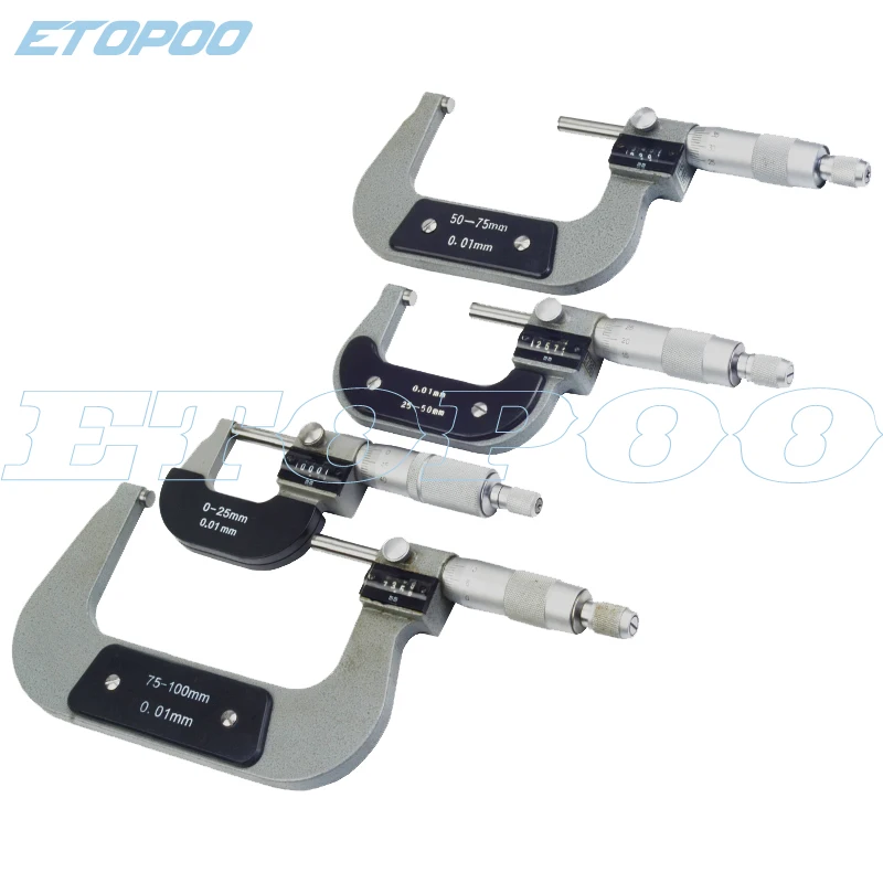 Микрометр толщина микрометра 0 25 мм 50 75 100 мм|micrometer caliper|micrometer insidemicrometer microscope |
