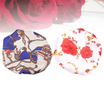 

2pcs Nightcap Useful Sleeping Cap Polyester Nightcap for Travel Home