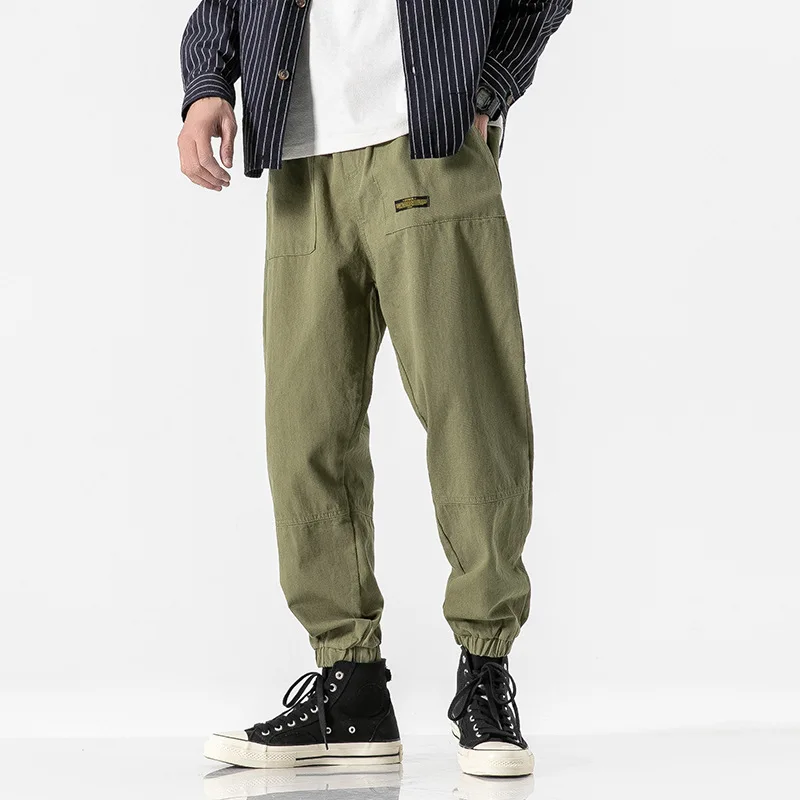 

Northern Boundary Men'S Wear 2020 Spring New Style Simple Versatile Casual Pants Men's Solid Color Loose-Fit Pants Men's Popular