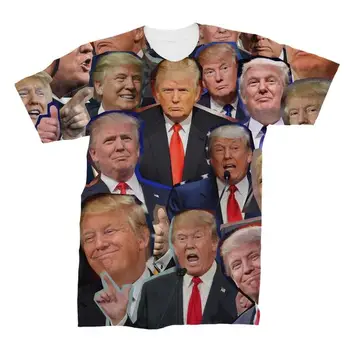 

Donald Trump Photo Collage T-Shirt Trump 3D Printed Many Faces T SHirt