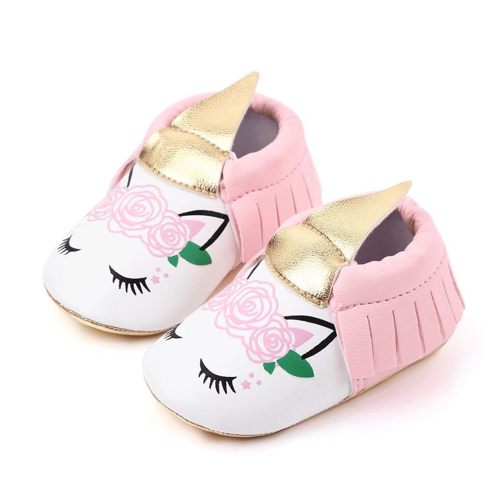 New Cute Princess shoes Ball Pu Leather Ballet Baby shoes Gift First Walkers Crib girls Infant Birthday Baby moccasins Shoes