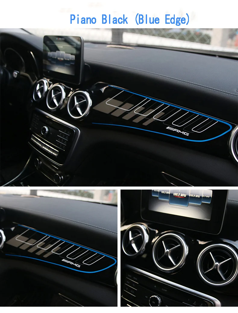 Для Mercedes-Benz GLA CLA200 220A класс A200L A180L Центральная панель управления наклейки Кондиционер Выход модификация