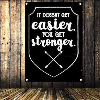 

Motivational Flags & Banners for Classroom & Office Decorations, Inspirational Quote Wall Art, Posters for Girls & Teens Decor J