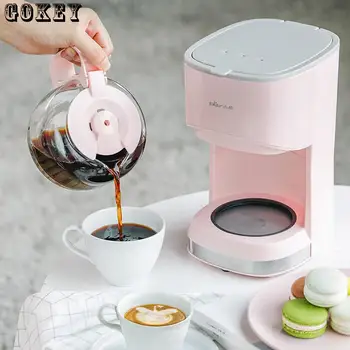 

Cute Fashion 0.7L Automatic Drip Type American Coffee Machine Cooking Tea Brewing Coffee Pink Coffee 1674775