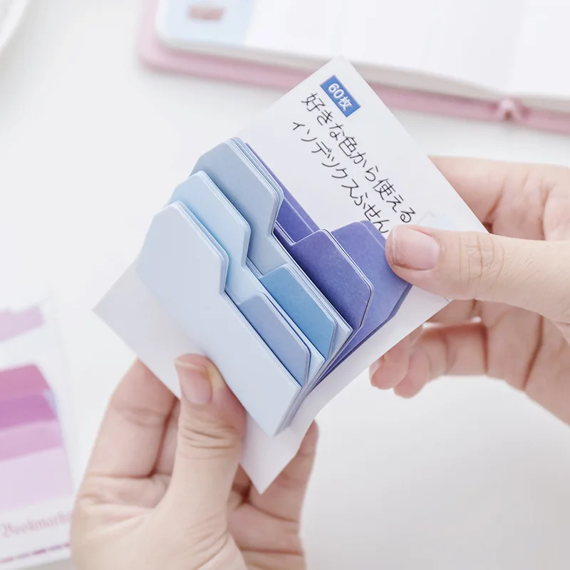 

Index Tabs Flag Stationery Macaron Color Memo Pad Sticky Notes Creative Kawaii Bookmark Label Sticker for School Office Gift