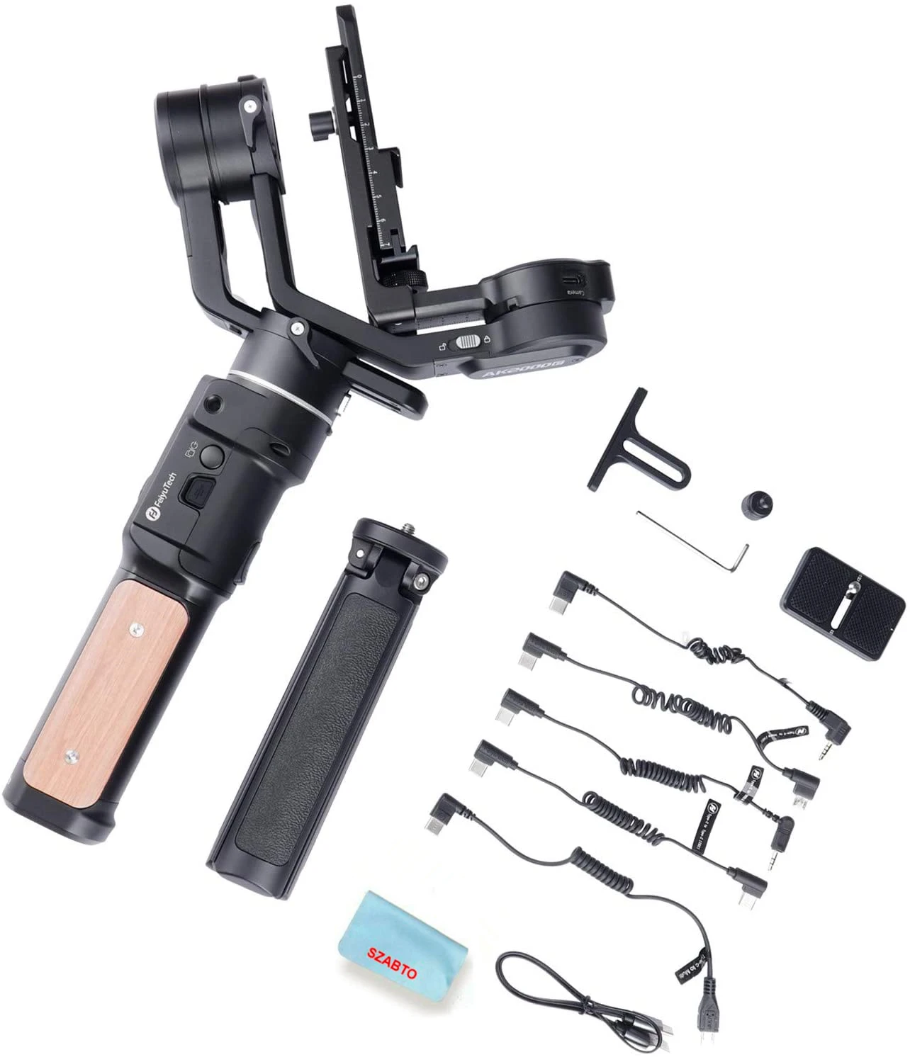 Feiyu Ak2000C 3 осевой Стабилизатор камеры ручной стабилизатор для DSLR/беззеркальных