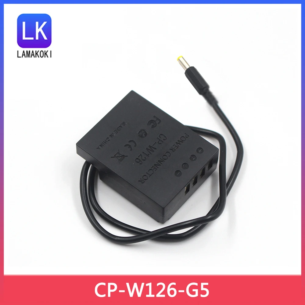 Connettore Di Alimentazione Cp-W126 Dell'Accoppiatore W126 Di Cc Della Batteria Di Np-W126 Per La Macchina Fotografica Di Fujifilm X-A1 A2 E1 E2 Pro1 