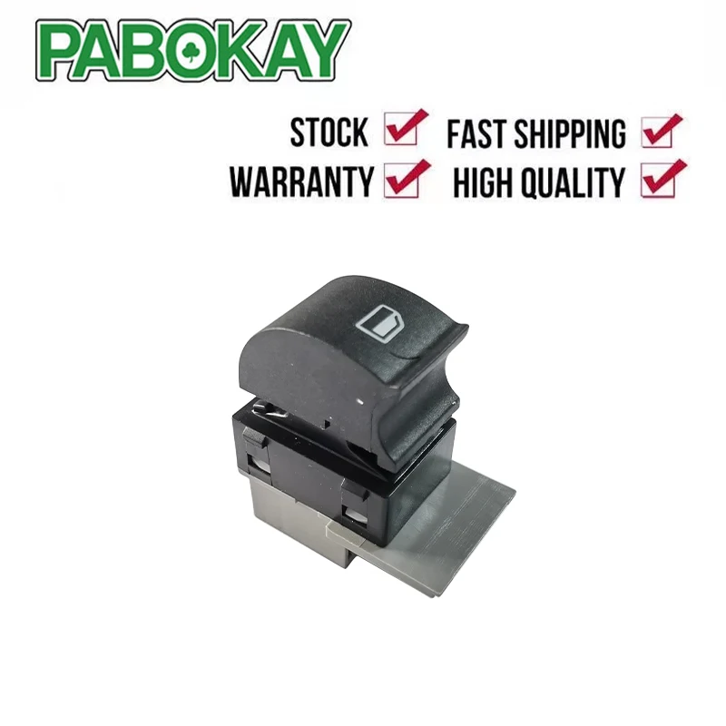 Interruttore Alzacristallo Posteriore Per Audi A6 Allroad Rs6 S6 Black Nero 4B0959855