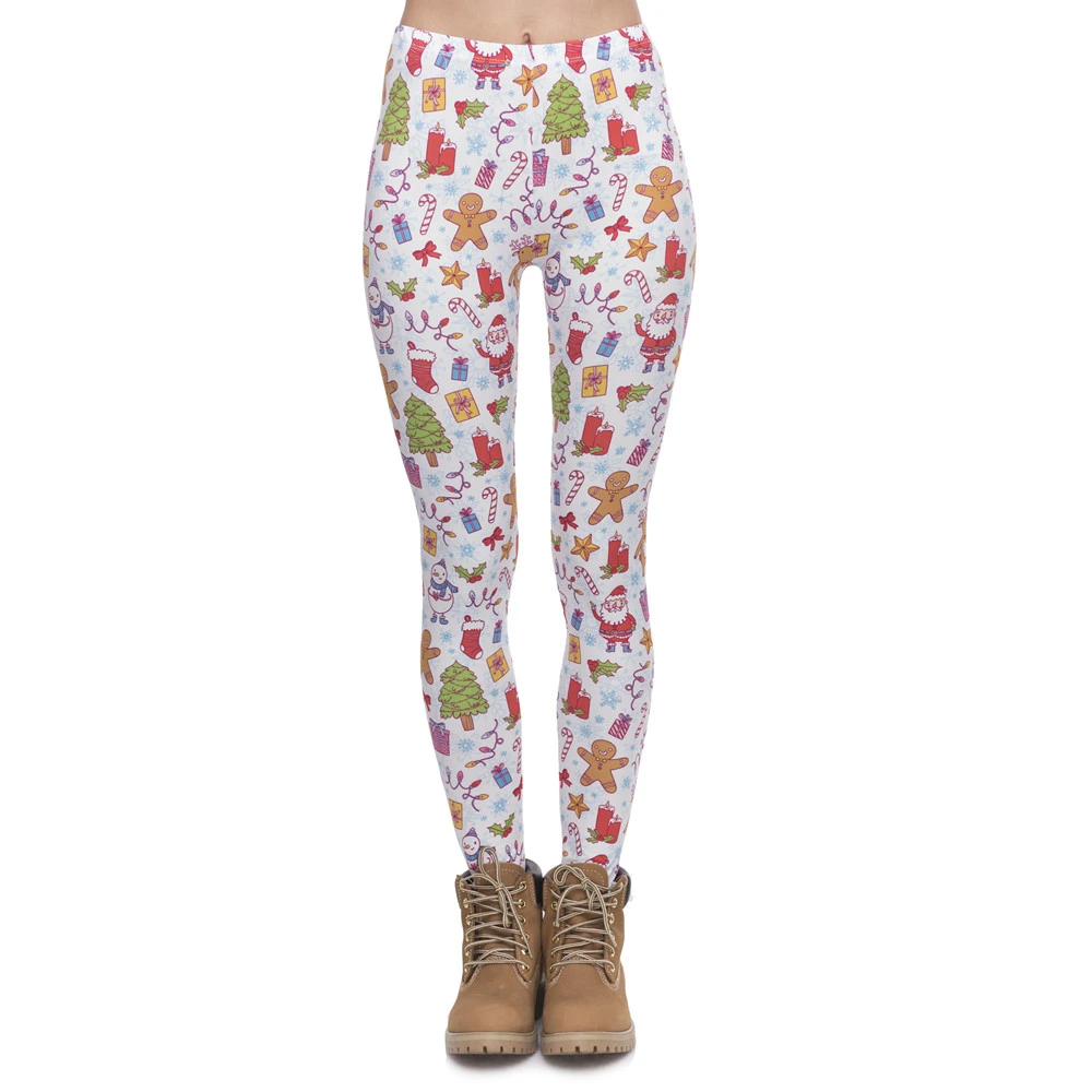 

New Arrival Women Legging Christmas Gifts Printing Fitness Leggings Fashion Elegant High Waist Woman Pants#3