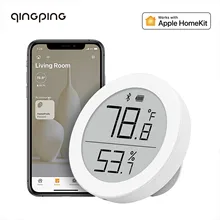 Bluetooth-термометр Qingping, гигрометр, датчик температуры и влажности, поддержка Apple Siri и HomeKit