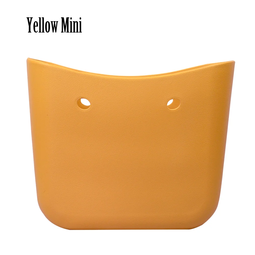 Yellow mini Стиль obag мини сумка для тела EVA сумка O женская сумка резиновая Силиконовая Водонепроницаемая модная женская сумка без логотипа - Цвет: Yellow mini