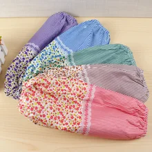 Зимние Цветочные вертикальные полосатые с длинными рукавами, противообрастающие Детские Взрослые модные пасторальные манжеты