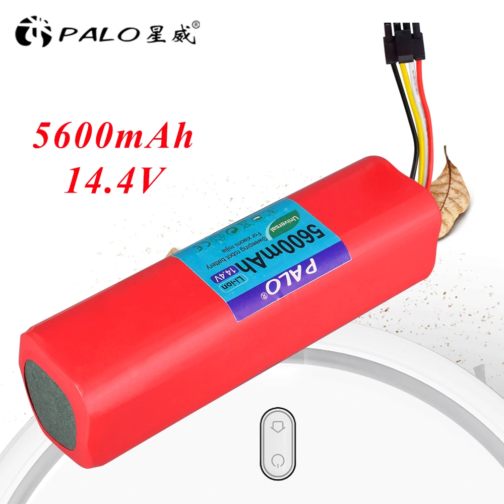 

PALO 5600mAh li-ion battery for xiaomi mi vacuum robot Robotics cleaner mi robot Vacuum Cleaner accessories roborock S50 S51