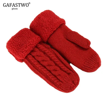 

2019 Winter Hot New Trend Thickening Plus Velvet Warm Gloves Fashion Ladies Single Finger Gloves