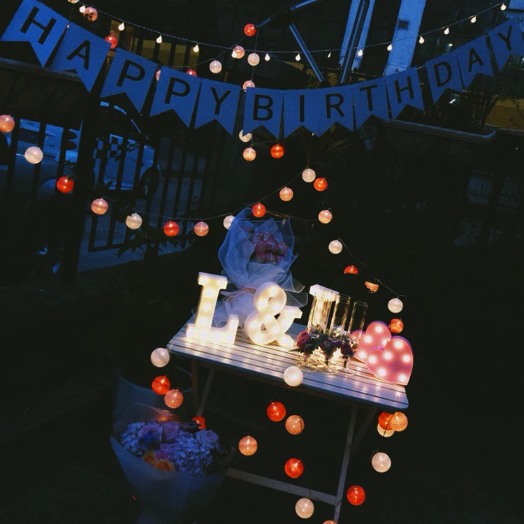 JAROWN LED Letter Light Wedding Party Birthday Christmas Decoration Home Wall Decor Proposal Decorative Valentine's Day Gift (11)