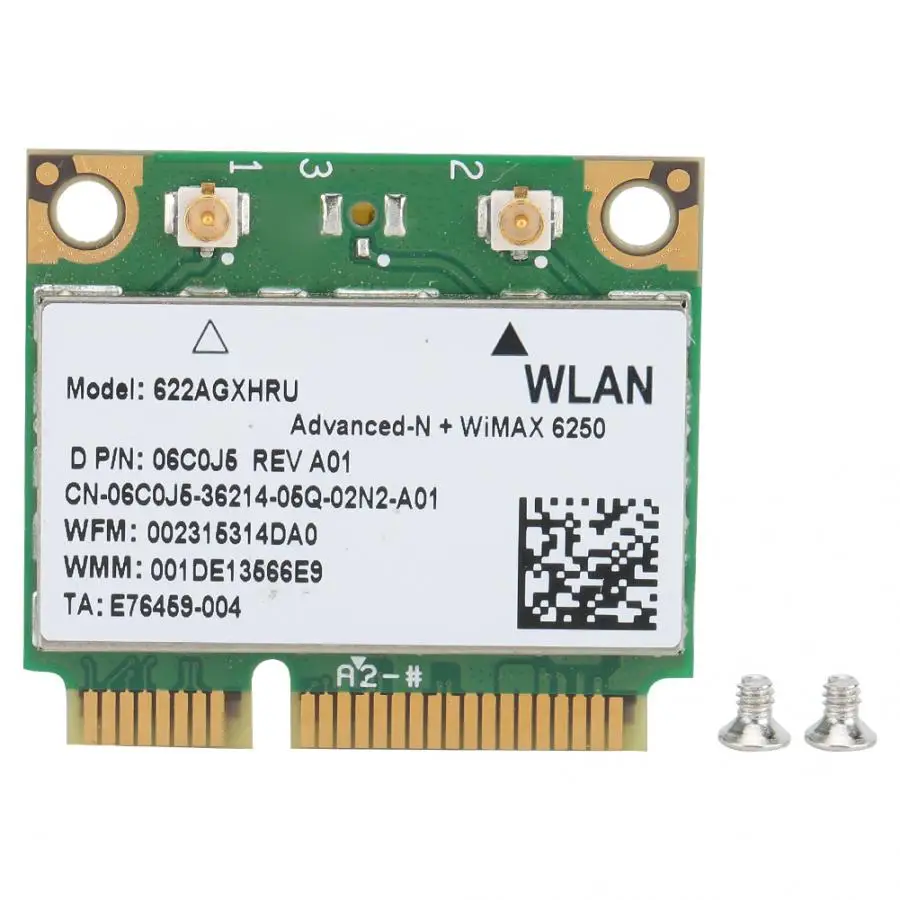 For Intel 6250AN 622ANXHMW MINI PCIE 300Mbps 2.4/5GHZ Dual-Band Wireless WIFi Network Card Laptops | Компьютеры и офис