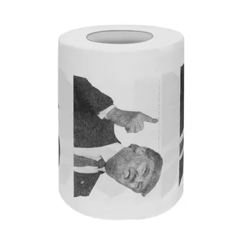 

1 Roll Trump Funny Pout Mouth Style President Toilet Paper Household Bathroom Prank Joke Fun Paper Tissue Roll
