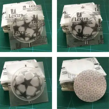 

Small batch custom football game flocking champions patch