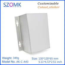 1 шт. 65*120*130 мм анодированный алюминиевый экструдированный корпус для прибора алюминиевая отливка настенная Монтажная распределительная коробка