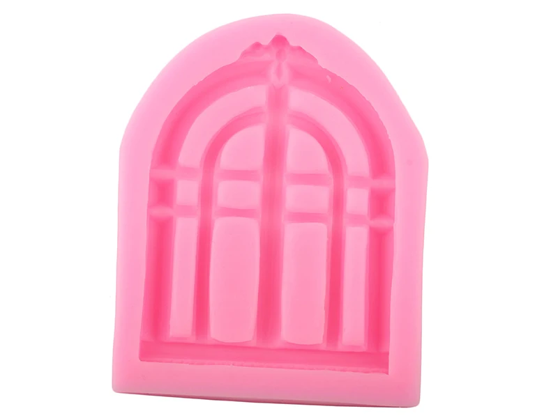 Sugarcraft силиконовые формы для окон DIY рамка помадка форма для украшения торта инструменты Конфеты Полимерная глина шоколадные формы для мастики