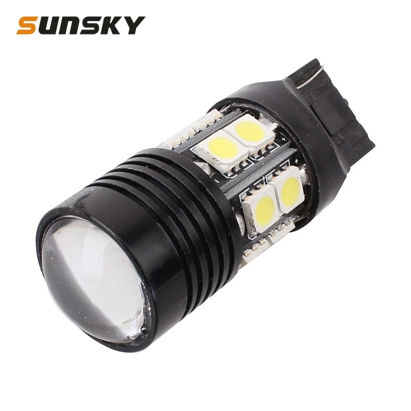 Автомобильный противотуманный светильник 2PSC T20 12x5050 SMD 3 Вт + 1 x XP-E 5 550LM 6500K