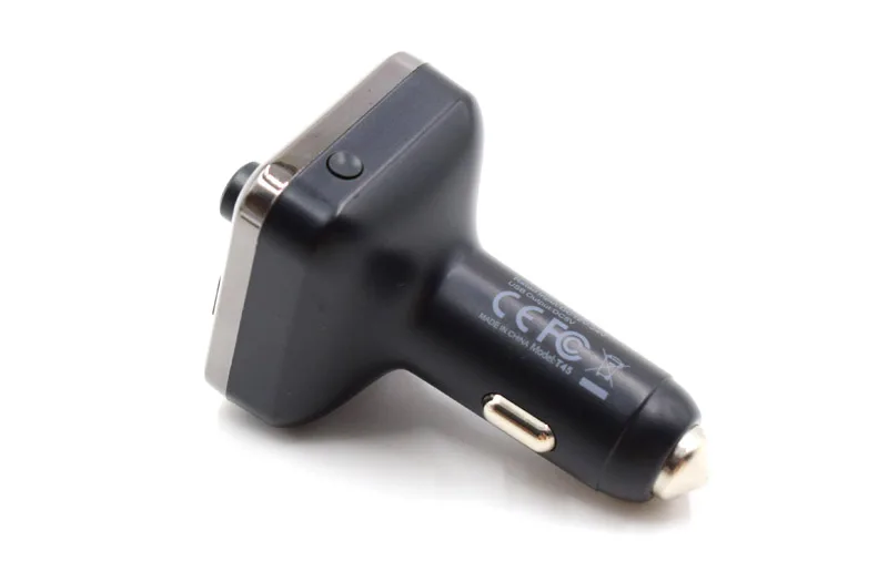 AGETUNR T45 QC3.0 Quick Dual USB Car Charger for iPhone Mobile Phone Handsfree FM Transmitter Bluetooth Car Kit MP3 Player