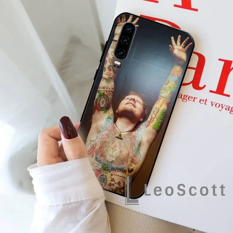 Ed Sheeran Ốp Lưng Điện Thoại Huawei Honor Giao Phối P 9 10 20 30 40 Pro 10i 7 8 Một X lite Nova 5T huawei snorkeling case